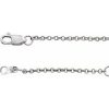 Sterling Silver 1.5 mm Adjustable Cable 16-18″ Chain