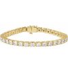 14K Yellow 9 CTW Lab-Grown Diamond Link 7 1/4″ Bracelet