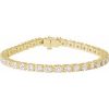 14K Yellow 7 CTW Lab-Grown Diamond Link 7 1/4″ Bracelet