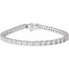 14K White 7 CTW Lab-Grown Diamond Link 7 1/4″ Bracelet