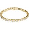 14K Yellow 8 CTW Lab-Grown Diamond Line 7 1/4″ Bracelet