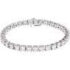 14K White 8 CTW Lab-Grown Diamond Line 7 1/4″ Bracelet