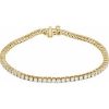 14K Yellow 3 CTW Lab-Grown Diamond Line 7″ Bracelet