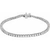 14K White 4 CTW Lab-Grown Diamond Line 7″ Bracelet