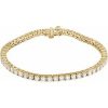 14K Yellow 5 CTW Lab-Grown Diamond Line 7″ Bracelet