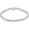 14K White 5 CTW Lab-Grown Diamond Line 7″ Bracelet