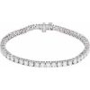 14K White 6 CTW Lab-Grown Diamond Line 7″ Bracelet