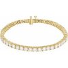 14K Yellow 7 CTW Lab-Grown Diamond Line 7″ Bracelet