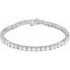 14K White 9 CTW Lab-Grown Diamond Line 7″ Bracelet