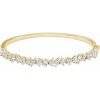 14K Yellow 4 1/5 CTW Lab-Grown Diamond Bangle 7″ Bracelet