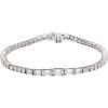 14K White 4 5/8 CTW Lab-Grown Diamond Line 7″ Bracelet