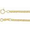 14K Yellow 2 mm Rolo 7″ Chain