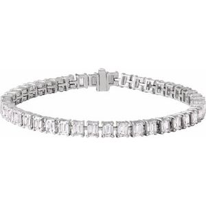 10 1/2 Ctw Lab-Grown Diamond Line Bracelet