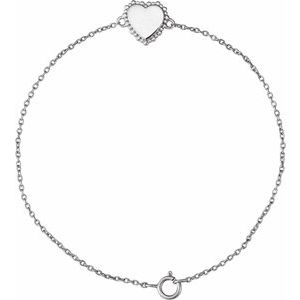 Heart Chain Bracelet