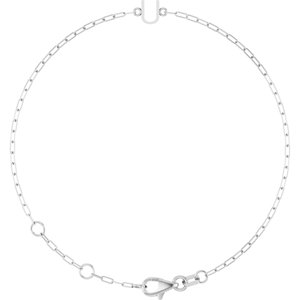 Sans Serif Initial U Bracelet