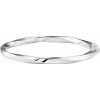 Sterling Silver Hinged Twisted 7″ Bangle Bracelet