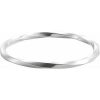 Sterling Silver Twisted 7 1/2″ Bangle Bracelet