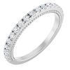 14K White 3/8 CTW Lab-Grown Diamond Matching Band