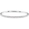 14K Yellow 3 CTW Lab-Grown Diamond  Flexible Bangle 7″ Bracelet