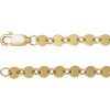 14K Yellow Gold-Filled 4 mm Mirror 7″ Chain