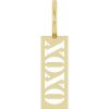 14K Yellow XOXO Charm/Pendant