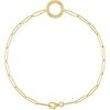 14K Yellow Charm 7″ Bracelet