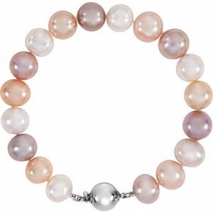 Cultured Multi-Color Freshwater Pearl Bracelet