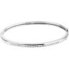 14K White 1/2 CTW Natural Diamond Bangle 6 1/2″ Bracelet