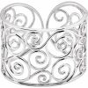 Sterling Silver 3/8 CTW Natural Diamond Cuff Bracelet