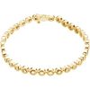 18K Yellow 2.5 mm Round Bezel-Set 7″ Line Bracelet Mounting