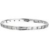 14K White 3/4 CTW Natural Diamond Bangle 7 1/4″ Bracelet