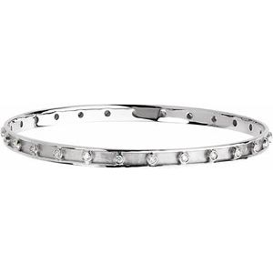 3/4 Ctw Natural Diamond Bangle Bracelet