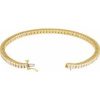 18K Yellow Line 7″ Bracelet Mounting