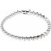 14K White 1 1/2 CTW Natural Diamond Line 7 1/4″ Bracelet