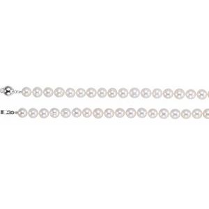 Cultured White Freshwater Pearl Necklace