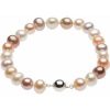 Sterling Silver Cultured Multi-Color Freshwater Pearl  7 3/4″ Bracelet