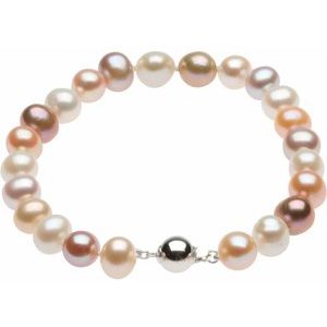 Cultured Multi-Color Freshwater Pearl Bracelet