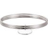 Sterling Silver 26 mm Triple Bangle 8″ Bracelet