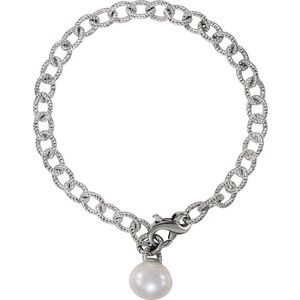 Cultured White Freshwater Pearl Bracelet