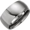 Titanium 10 mm Domed Polished Band Size 9.5