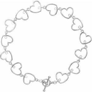 Heart Link Bracelet Mounting