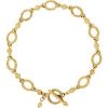 14K Yellow Granulated Link 7 1/2″ Bracelet