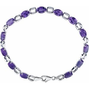 Natural Amethyst Bracelet