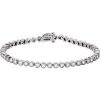 2 Ctw Natural Diamond Line Bracelet