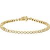 2 Ctw Natural Diamond Line Bracelet