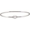 Sterling Silver 8 mm Ball Bangle 7″ Bracelet