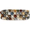 Sterling Silver Cultured Multi-Color Freshwater Pearl Stretch 7″ Bracelet