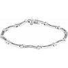 1/2 Ctw Natural Diamond Line Bracelet