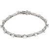 3/4 Ctw Natural Diamond Line Bracelet