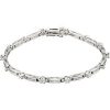 1 1/3 Ctw Natural Diamond Line Bracelet